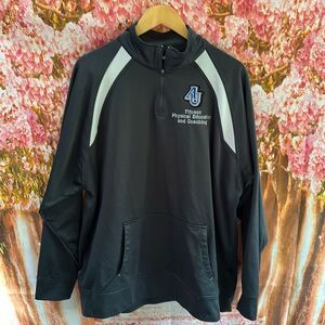 Aurora University Physical Education Coaching 1/4 Zip Sweatshirt Men’s size XL